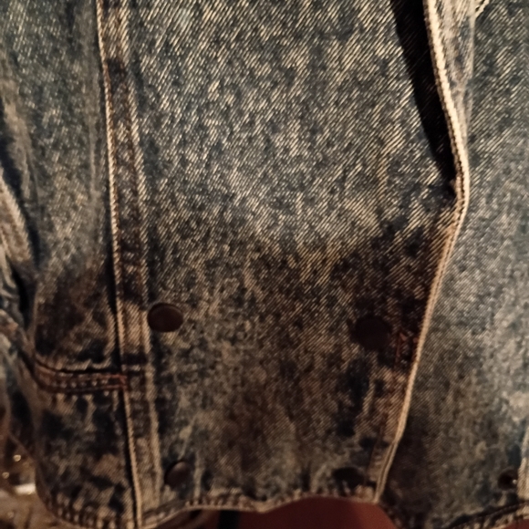 Prezzia Vintage Heavily Fringed Denim Jean Jacket - Picture 3 of 12